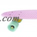 Complete 27 inch Skateboard Plastic Mini Retro Style Cruiser, Mint   567115181